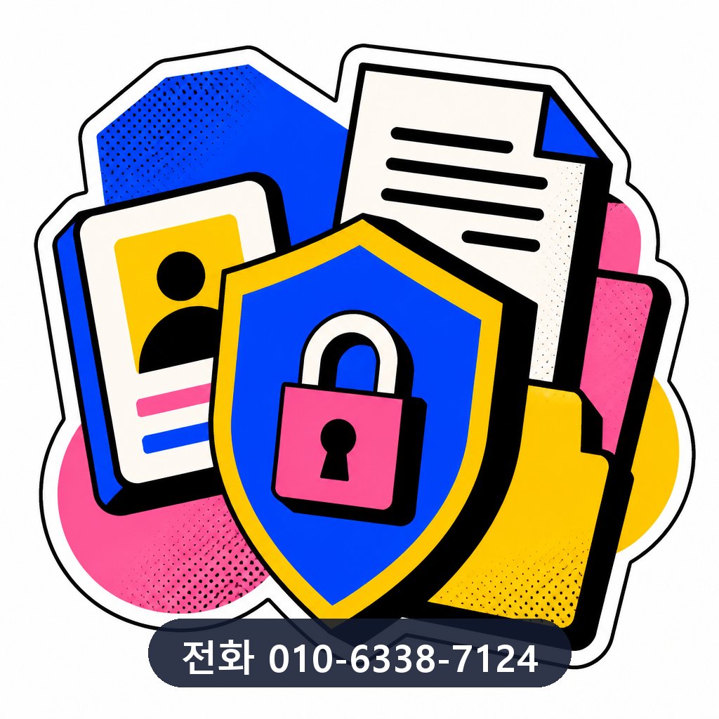 신용카드 잔여 현금화 개인정보 보호 이미지 · 문의 010-6338-7124
